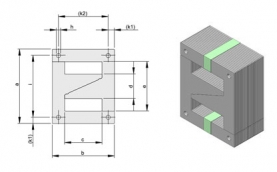 Ready-core laminations EI../2