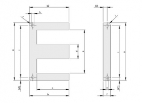 EI lamination core low waste