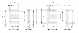 EI lamination cores with special design